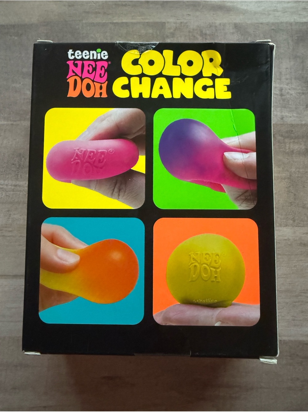NEW SEALED Authentic Schylling NeeDoh Teenie Color Change Balls 4pk Collectible - Picture 4 of 6